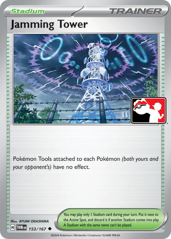 Jamming Tower Series 6/7 153/167 (Prize Pack Series Cards)  | Good Games Adelaide SA