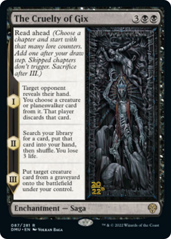 The Cruelty of Gix 87 (Prerelease Cards)  - Foil | Good Games Adelaide SA