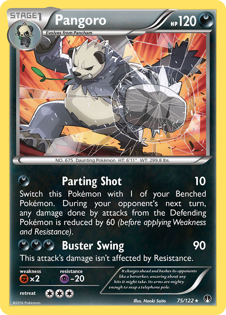 Pangoro (75/122) [XY: BREAKpoint] | Good Games Adelaide SA