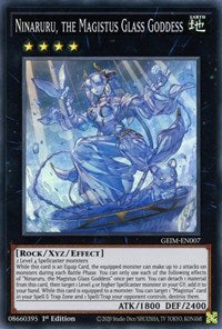 Ninaruru, the Magistus Glass Goddess [GEIM-EN007] Super Rare | Good Games Adelaide SA