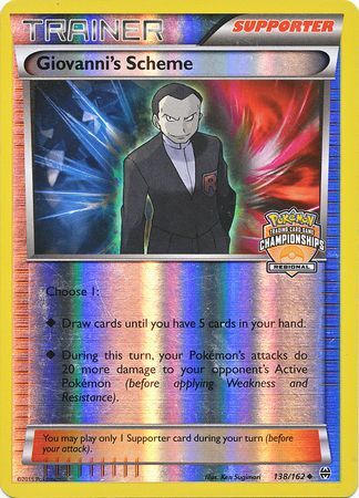 Giovanni's Scheme (138/162) (Championship Promo) [XY: BREAKthrough] | Good Games Adelaide SA