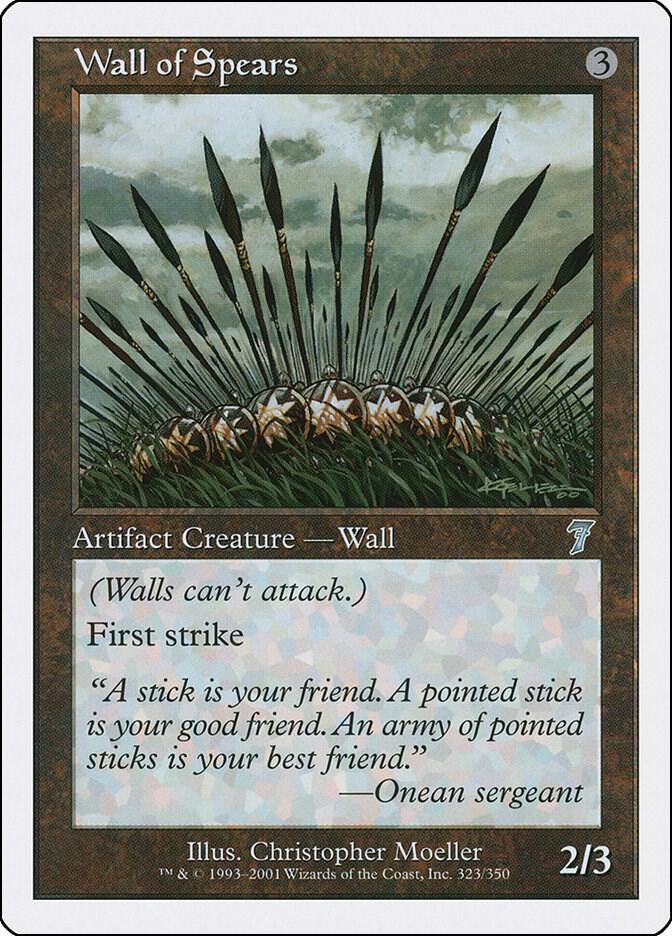 Wall of Spears 323 (7th Edition)  | Good Games Adelaide SA
