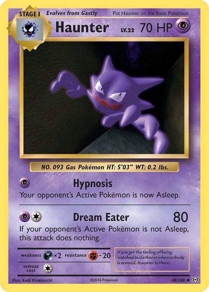 Haunter 48/108 (XY - Evolutions)  | Good Games Adelaide SA