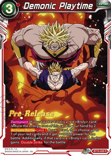 Demonic Playtime (BT15-029) [Saiyan Showdown Prerelease Promos] | Good Games Adelaide SA
