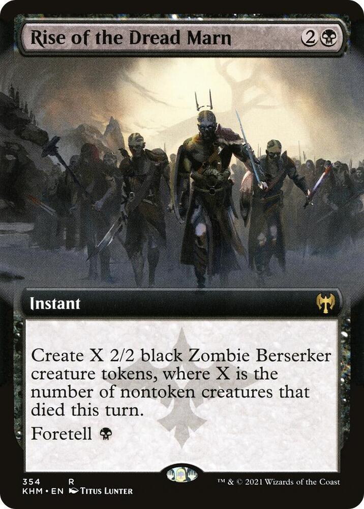 Rise of the Dread Marn 354 (Kaldheim)  - Extended Art Foil | Good Games Adelaide SA