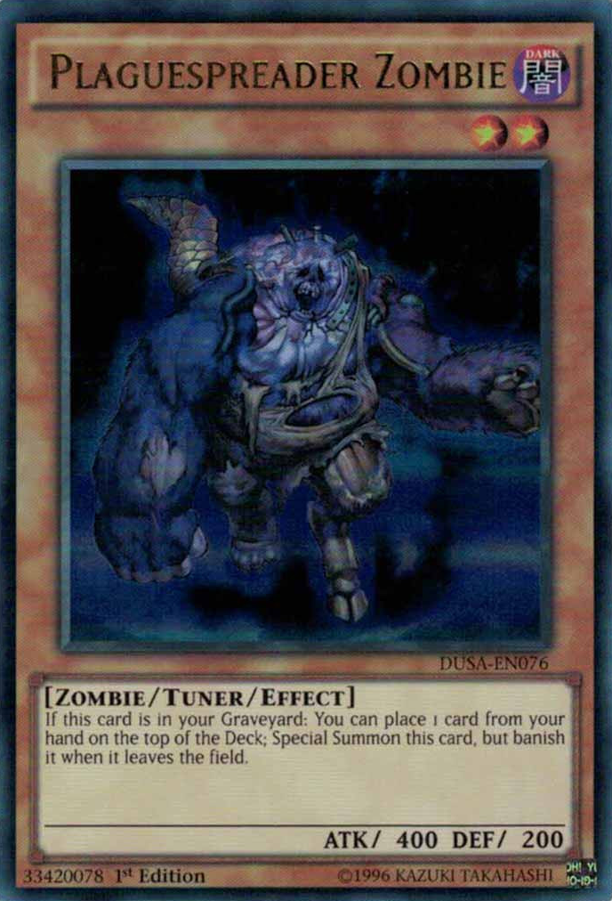 Plaguespreader Zombie [DUSA-EN076] Ultra Rare | Good Games Adelaide SA
