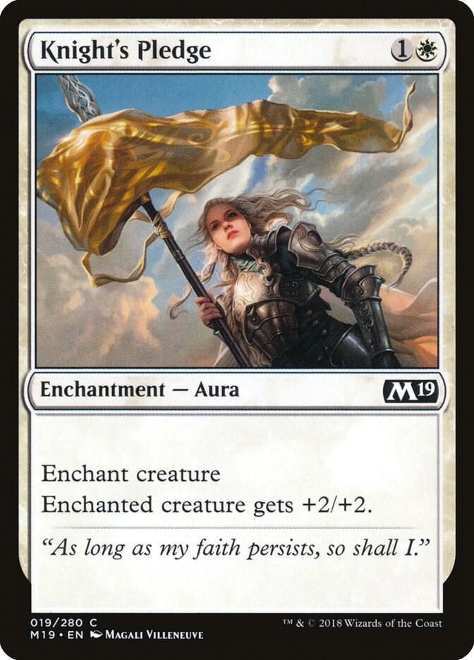 Knight's Pledge 19 (Core Set 2019)  | Good Games Adelaide SA