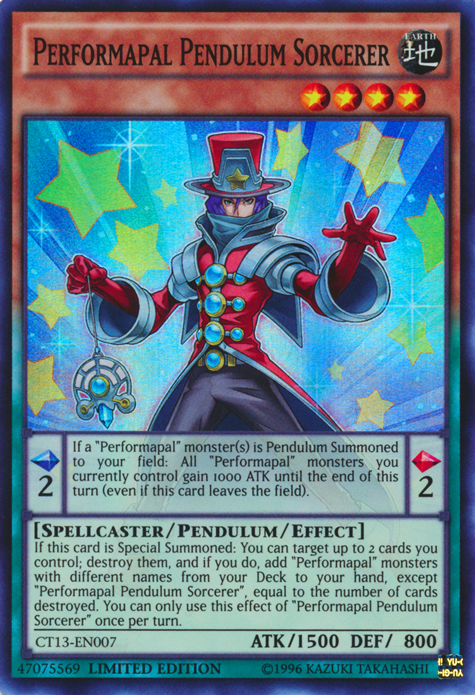 Performapal Pendulum Sorcerer [CT13-EN007] Super Rare | Good Games Adelaide SA