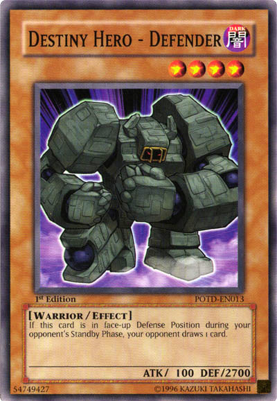 Destiny Hero - Defender [POTD-EN013] Common | Good Games Adelaide SA