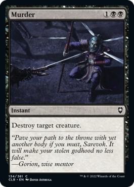 Murder 134 (Commander Legends: Battle for Baldur's Gate)  - Foil | Good Games Adelaide SA