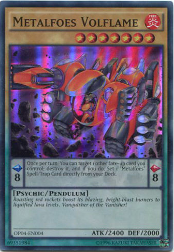 Metalfoes Volflame [OP04-EN004] Super Rare | Good Games Adelaide SA