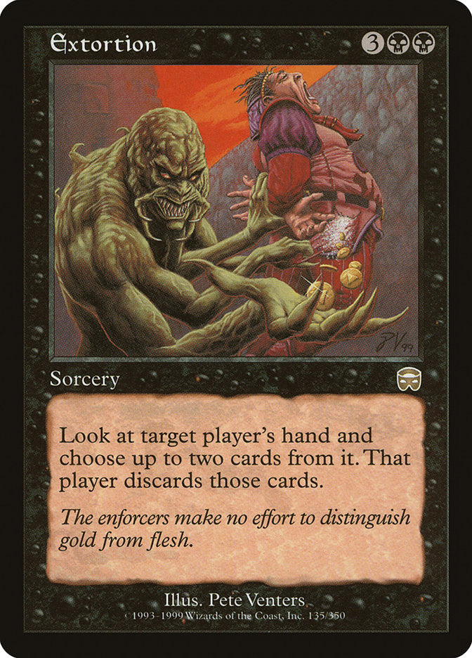 Extortion 135 (Mercadian Masques)  - Foil | Good Games Adelaide SA