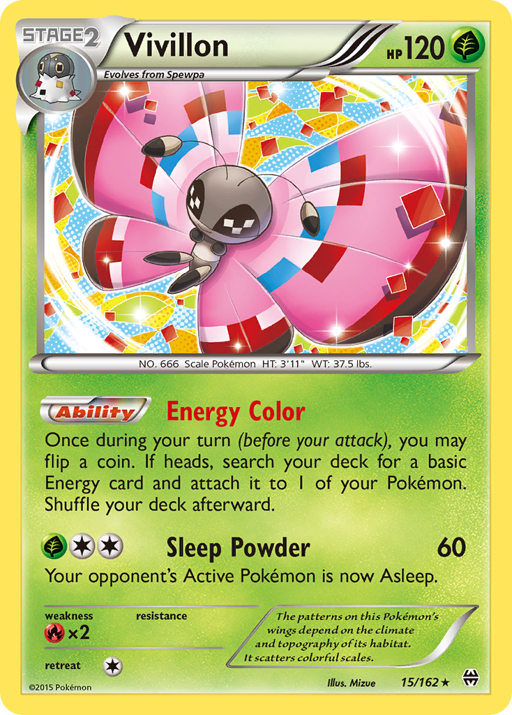 Vivillon (15/162) [XY: BREAKthrough] | Good Games Adelaide SA