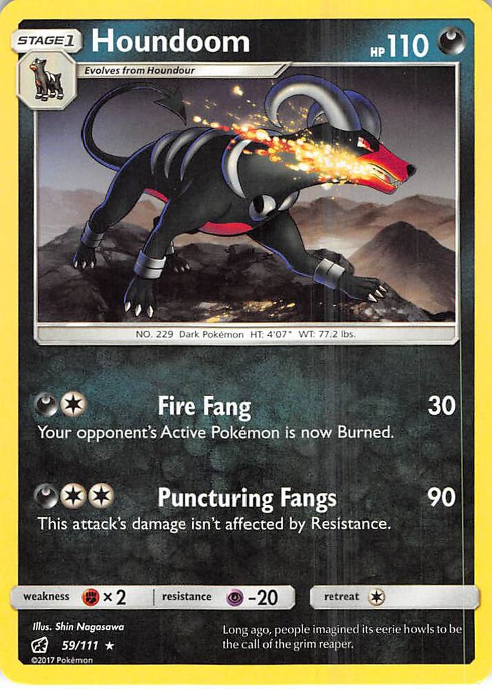 Houndoom 59/111 (SM - Crimson Invasion)  | Good Games Adelaide SA