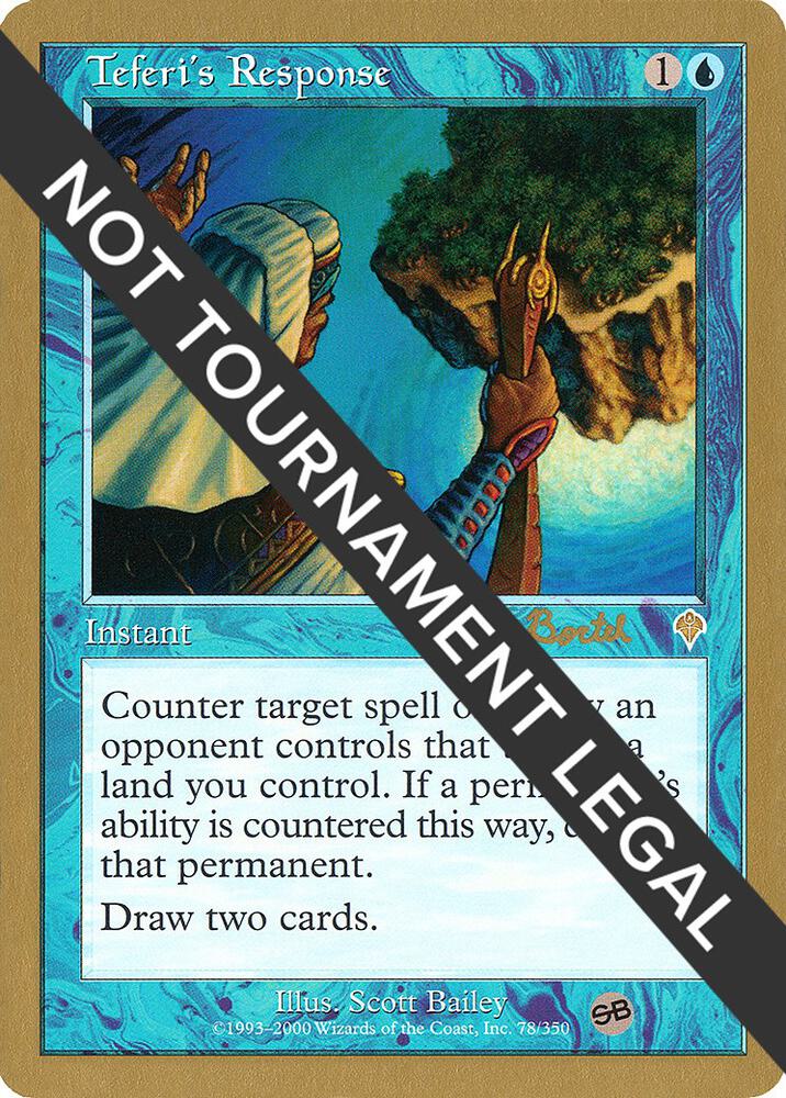 Teferis Response 2001 Alex Borteh INV SB ab78sb/138 (World Championship Decks)  | Good Games Adelaide SA
