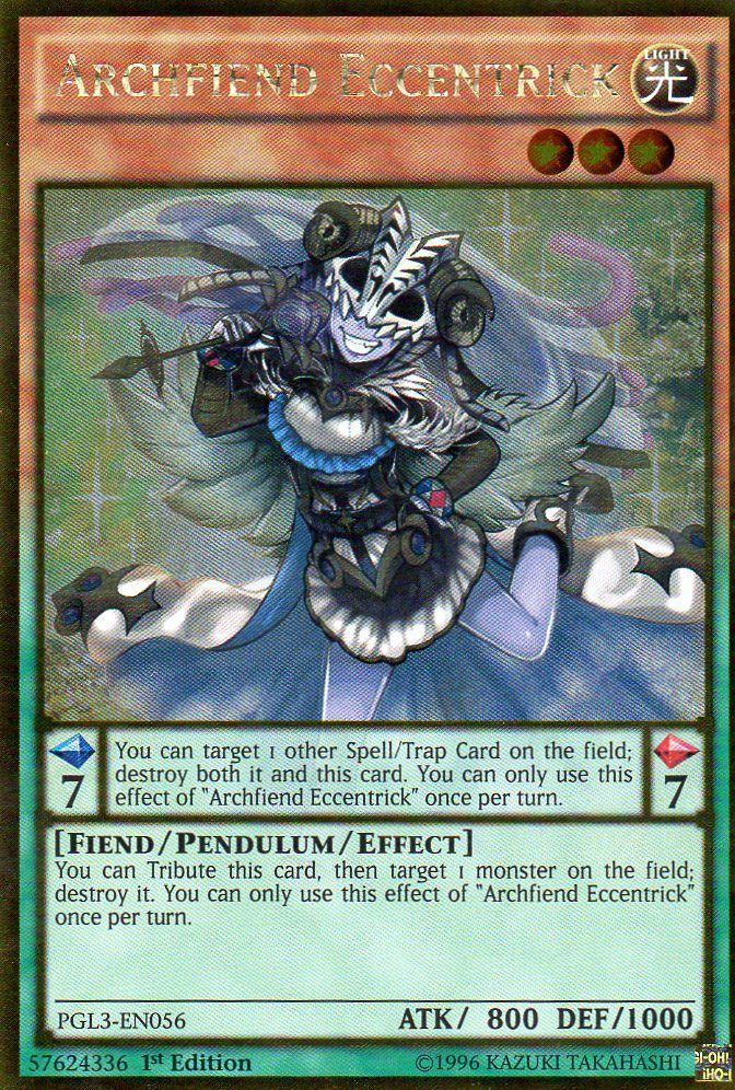 Archfiend Eccentrick [PGL3-EN056] Gold Rare | Good Games Adelaide SA