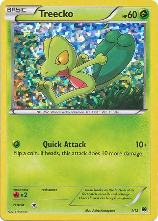 Treecko (1/12) [McDonald's Promos: 2015 Collection] | Good Games Adelaide SA