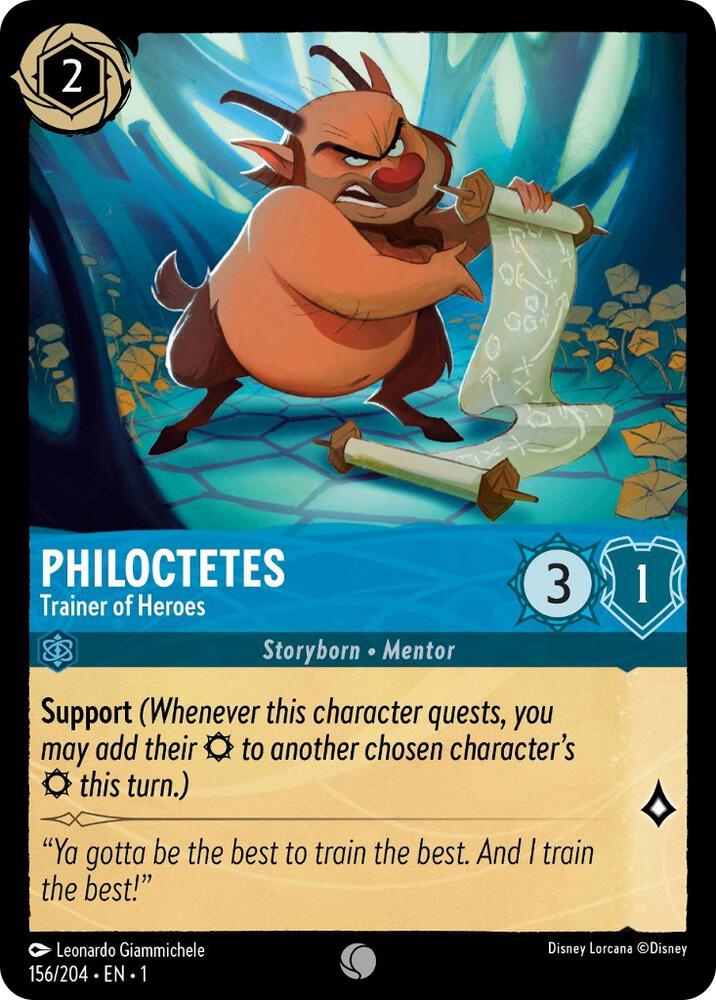 Philoctetes Trainer of Heroes 156/204 (The First Chapter)  | Good Games Adelaide SA
