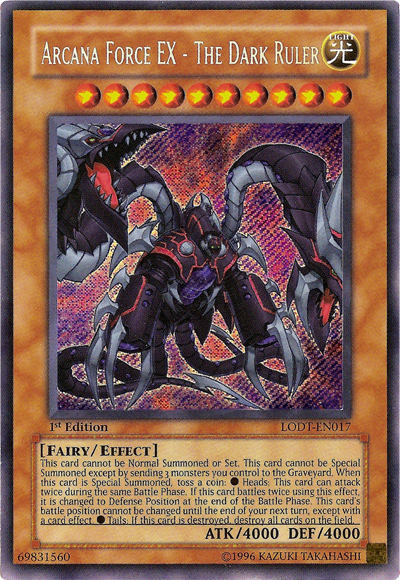 Arcana Force EX - The Dark Ruler [LODT-EN017] Secret Rare | Good Games Adelaide SA