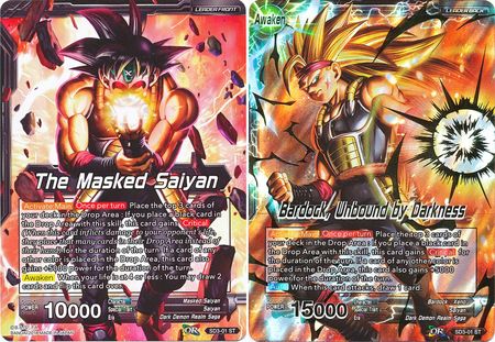 The Masked Saiyan // Bardock, Unbound by Darkness (Starter Deck - The Dark Invasion) [SD3-01] | Good Games Adelaide SA