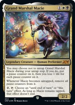 Grand Marshal Macie Galaxy Foil 454 (Unfinity)  - Foil | Good Games Adelaide SA