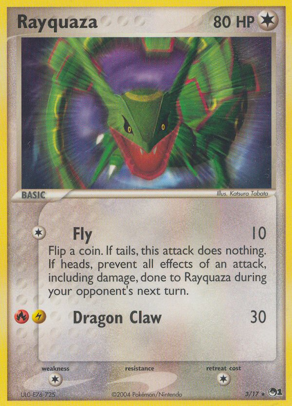 Rayquaza (3/17) [POP Series 1] | Good Games Adelaide SA