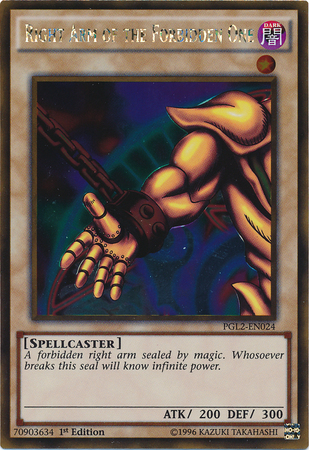 Right Arm of the Forbidden One [PGL2-EN024] Gold Rare | Good Games Adelaide SA
