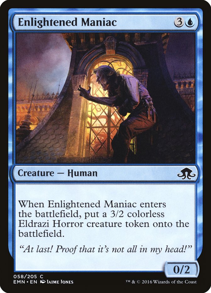Enlightened Maniac 58 (Eldritch Moon)  - Foil | Good Games Adelaide SA