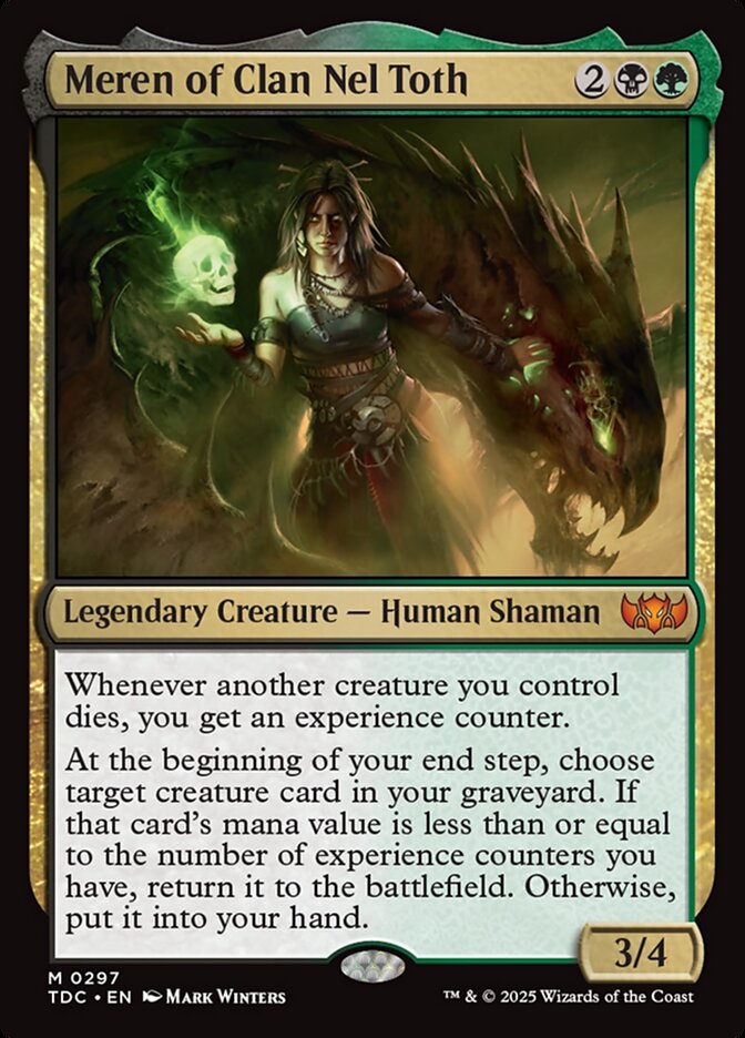 Meren of Clan Nel Toth 297 (Commander: Tarkir: Dragonstorm)  | Good Games Adelaide SA