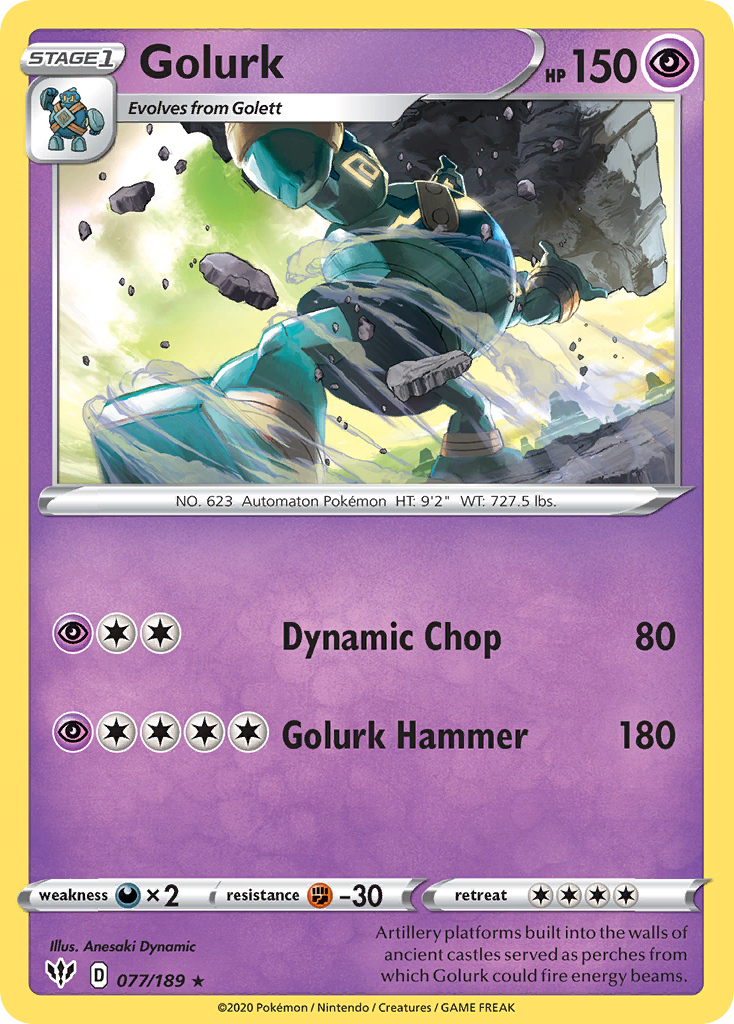 Golurk (077/189) [Sword & Shield: Darkness Ablaze] | Good Games Adelaide SA