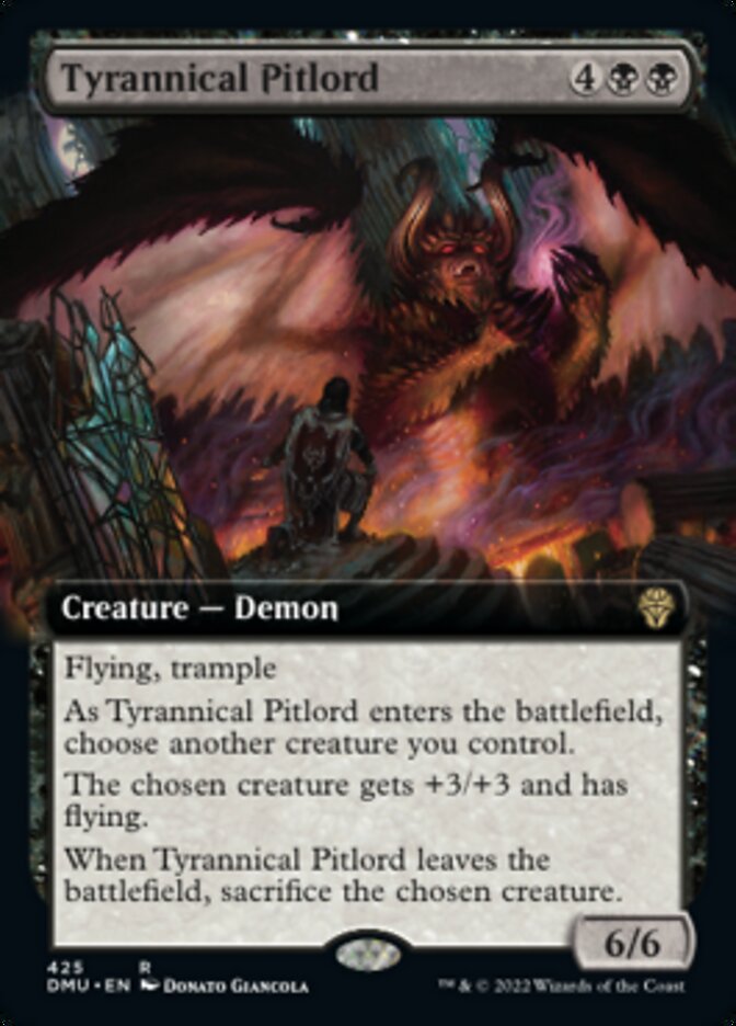 Tyrannical Pitlord (Extended Art) [Dominaria United] | Good Games Adelaide SA