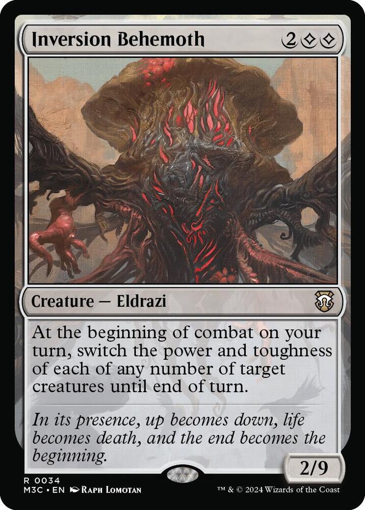 Inversion Behemoth 34/411 (Commander: Modern Horizons 3)  - Ripple Foil | Good Games Adelaide SA