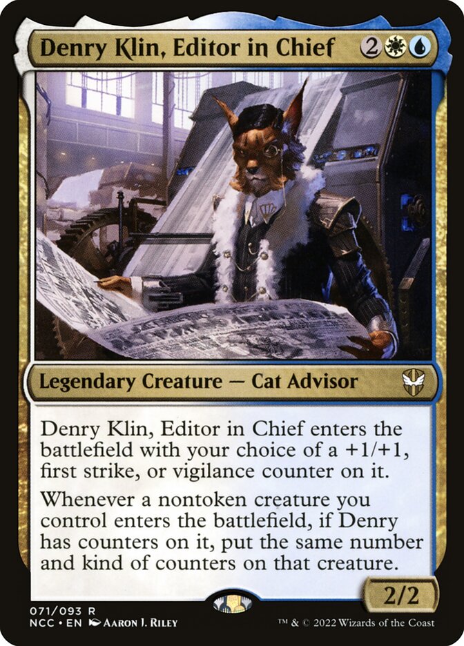 Denry Klin, Editor in Chief 71 (Commander: Streets of New Capenna)  | Good Games Adelaide SA