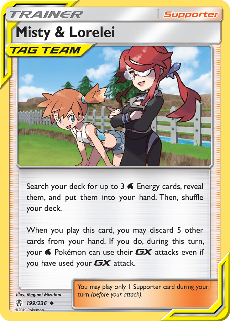Misty & Lorelei (199/236) [Sun & Moon: Cosmic Eclipse] | Good Games Adelaide SA