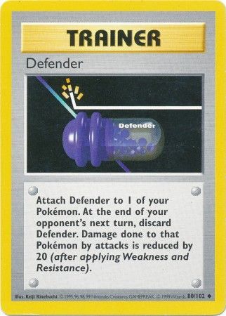 Defender (80/102) [Base Set Shadowless Unlimited] | Good Games Adelaide SA