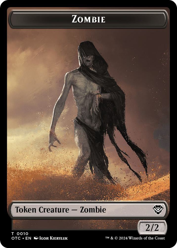 Zombie Ox Double Sided Token 10 // 3 (Commander: Outlaws of Thunder Junction)  | Good Games Adelaide SA