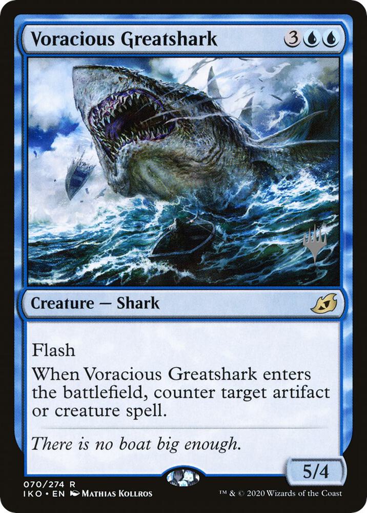 Voracious Greatshark 70 (Promo Pack: Ikoria)  - Foil | Good Games Adelaide SA