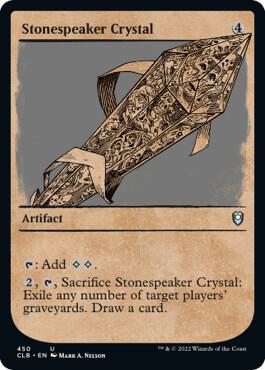 Stonespeaker Crystal Showcase 450 (Commander Legends: Battle for Baldur's Gate)  - Foil | Good Games Adelaide SA