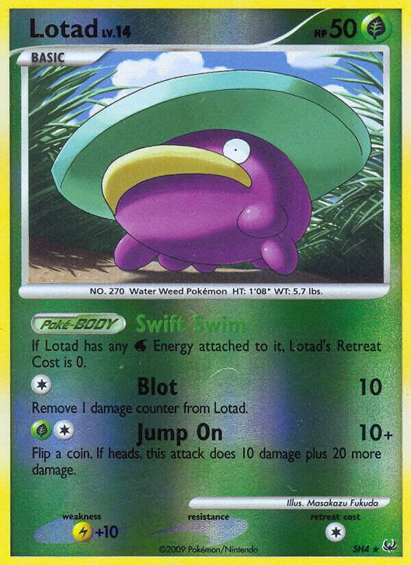 Lotad Shiny SH4 (Platinum)  - Reverse Holofoil | Good Games Adelaide SA
