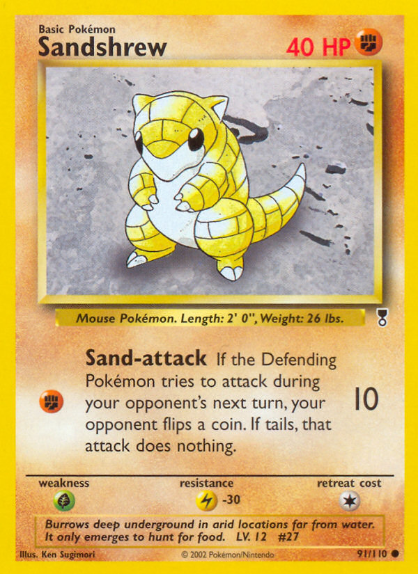 Sandshrew (91/110) [Legendary Collection] | Good Games Adelaide SA