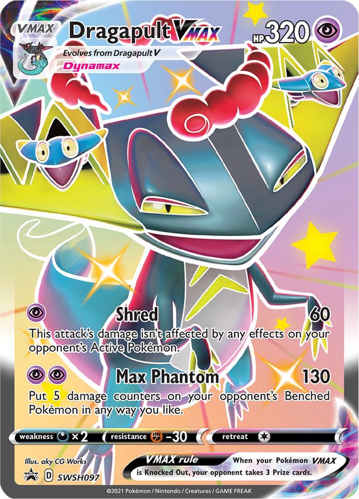 Dragapult VMAX SWSH097 (SWSH: Sword & Shield Promo Cards)  - Holofoil | Good Games Adelaide SA