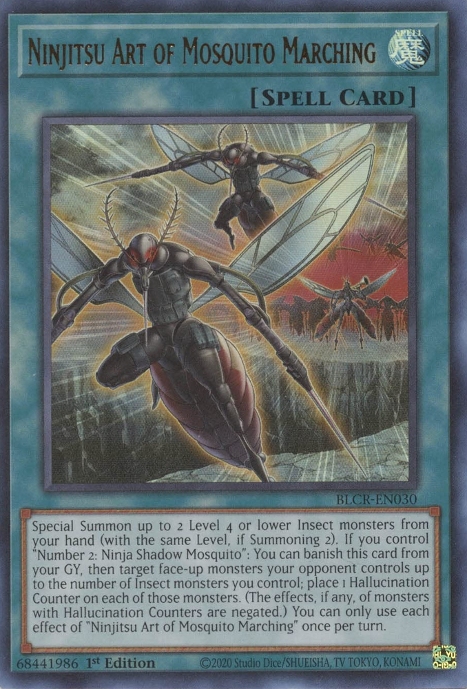 Ninjitsu Art of Mosquito Marching [BLCR-EN030] Ultra Rare | Good Games Adelaide SA