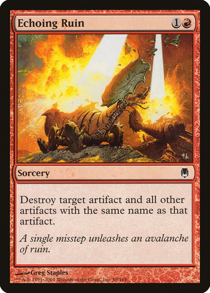 Echoing Ruin 59 (Darksteel)  - Foil | Good Games Adelaide SA
