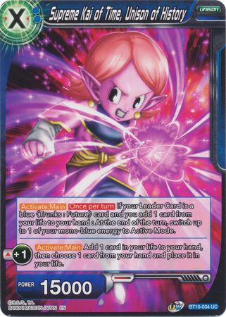 Supreme Kai of Time, Unison of History (BT10-034) [Rise of the Unison Warrior 2nd Edition] | Good Games Adelaide SA
