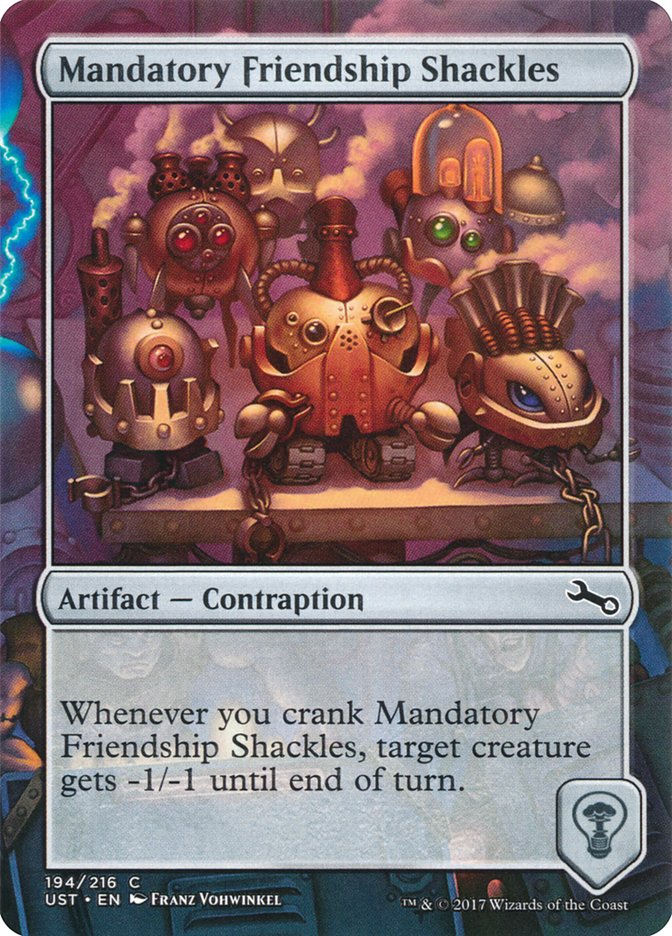 Mandatory Friendship Shackles [Unstable] | Good Games Adelaide SA