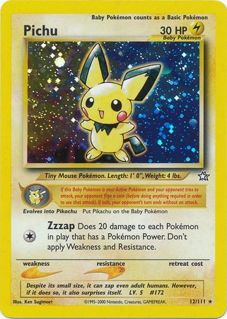 Pichu (12/111) [Neo Genesis Unlimited] | Good Games Adelaide SA