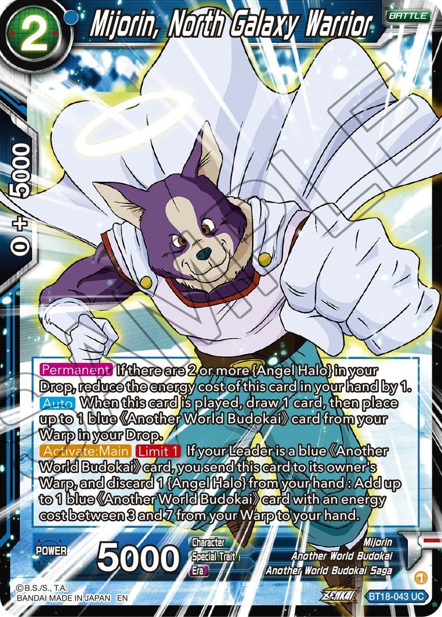 Mijorin, North Galaxy Warrior (BT18-043) [Dawn of the Z-Legends] | Good Games Adelaide SA