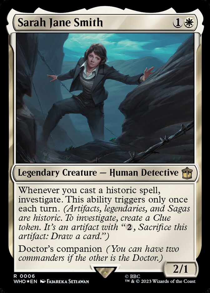 Sarah Jane Smith 6 (Universes Beyond: Doctor Who)  - Foil | Good Games Adelaide SA