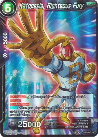 Katopesla, Sonic Justice (Reprint) (DB2-148) [Battle Evolution Booster] | Good Games Adelaide SA