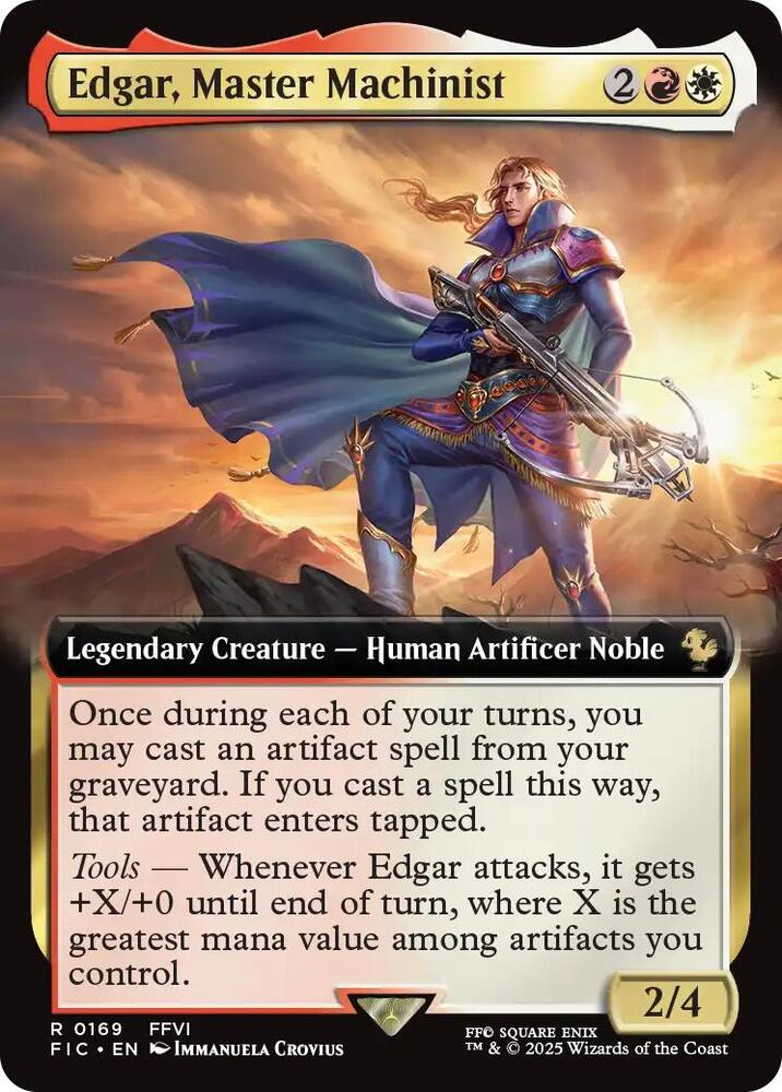 Edgar Master Machinist 169 (Commander: FINAL FANTASY)  - Foil | Good Games Adelaide SA